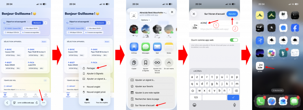 Installer l'application ACRM sur iPhone ou Android